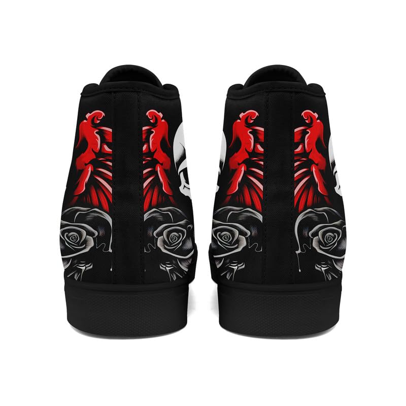 Skulls High Top Gothic Sneakers for Men/Women