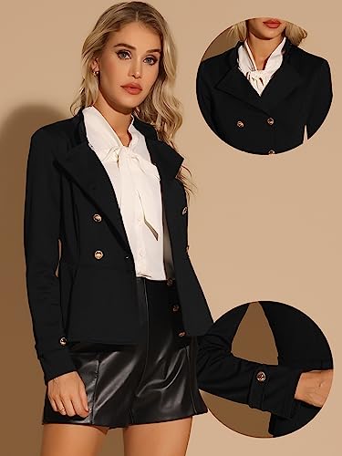 Steampunk Peplum Jacket Lapel Collar Office Blazer