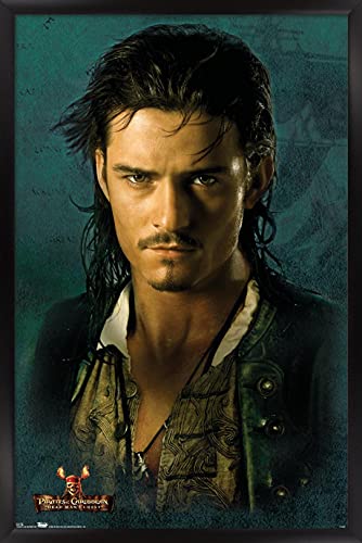 Disney Pirates: Dead Man's Chest Wall Poster, Black Frame