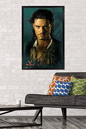Disney Pirates: Dead Man's Chest Wall Poster, Black Frame