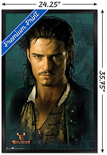 Disney Pirates: Dead Man's Chest Wall Poster, Black Frame