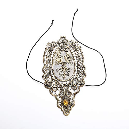 Jurxy Gothic Lace Fingerless Gloves & Ring Set