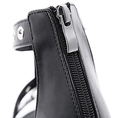 Roman Cutout Goth Platform Sandals for Women Nightclub