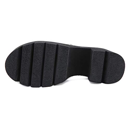Roman Cutout Goth Platform Sandals for Women Nightclub
