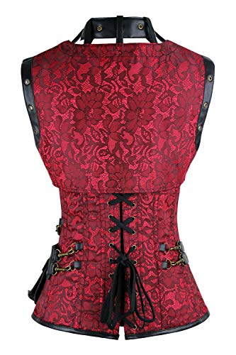 Steampunk Corset Top with Jacket & Belt
