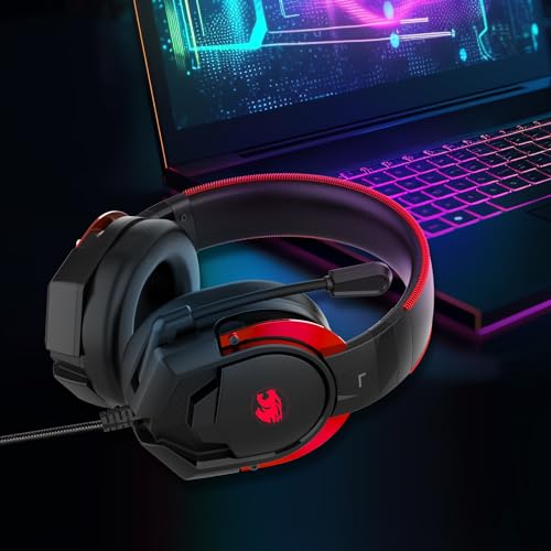 Gaming Headset with Mic for PC, PS5