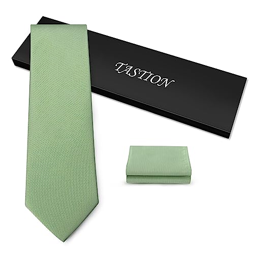 Mint Green Silk Tie Set for Men - Formal Wear