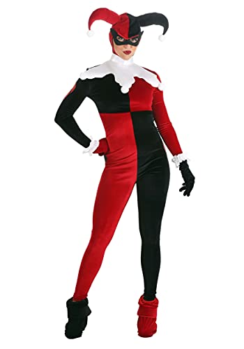 Deluxe Harley Quinn Costume for Super Villains