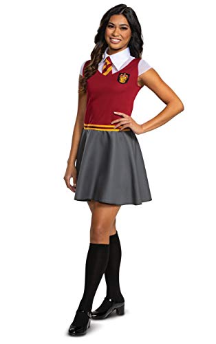 Gryffindor Adult Costume, Red & Gray