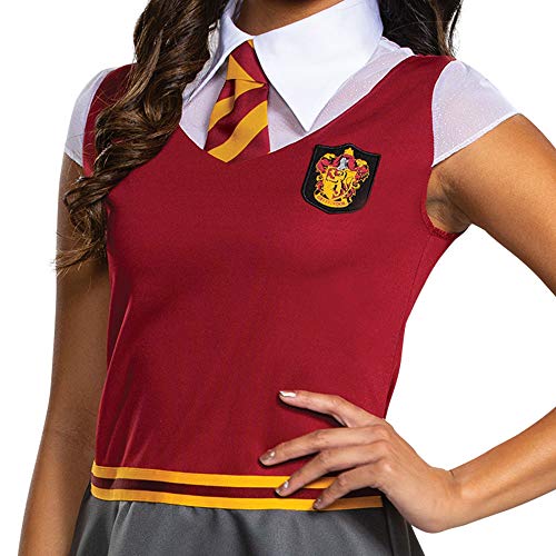 Gryffindor Adult Costume, Red & Gray