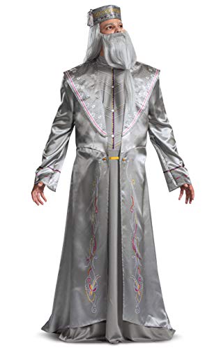 Men's Dumbledore Costume: Harry Potter Robe & Hat