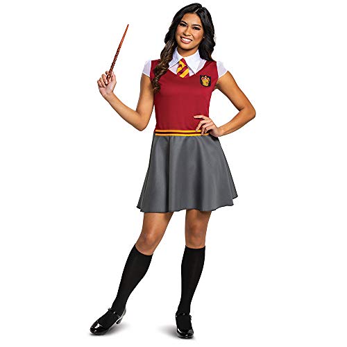 Gryffindor Adult Costume, Red & Gray