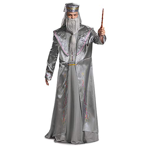 Men's Dumbledore Costume: Harry Potter Robe & Hat