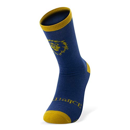 World of Warcraft Alliance Blue & Yellow Socks