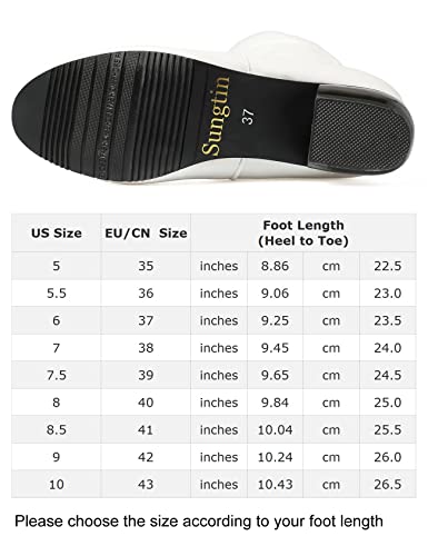 White Faux Leather Knee High Slouch Boots - Princess Leia