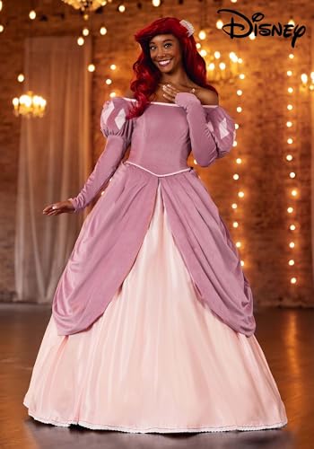 Disney Princess Ariel Pink Ball Gown for Women