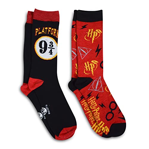 Harry Potter Hogwarts Express Lightning Bolt Socks Pair