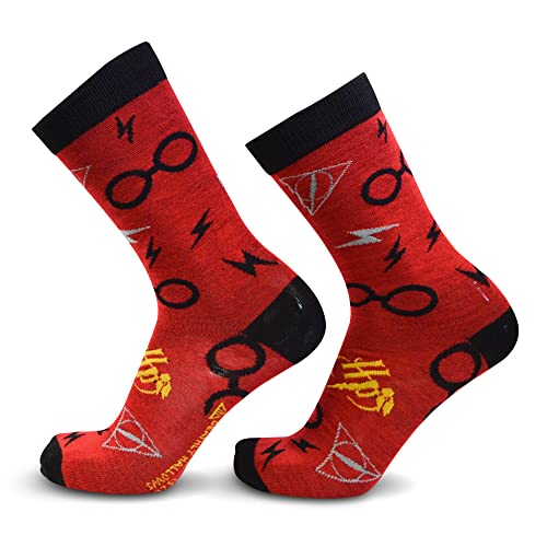 Harry Potter Hogwarts Express Lightning Bolt Socks Pair