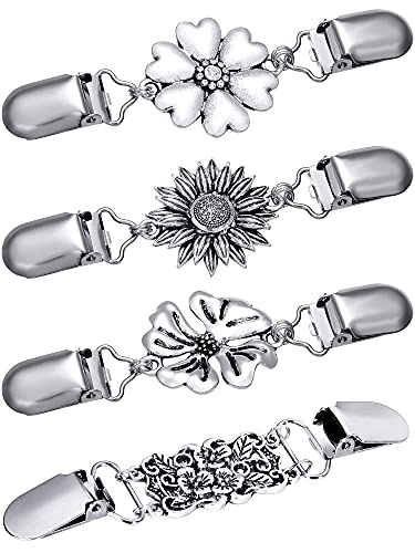 Vintage Cardigan Collar Clips - 4 Styles for Women
