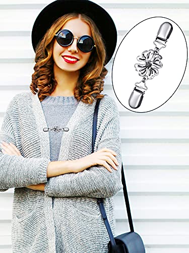 Vintage Cardigan Collar Clips - 4 Styles for Women