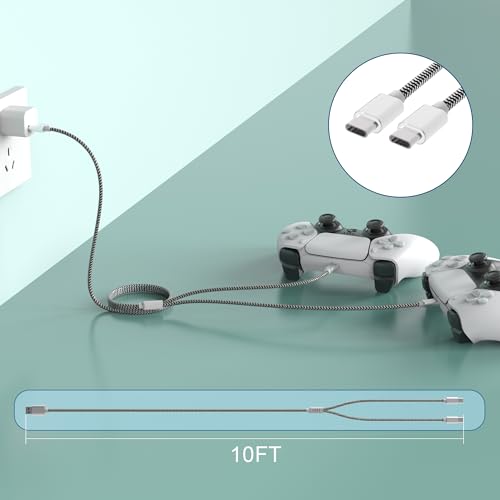 Nylon Braided 10ft USB C Charging Cable