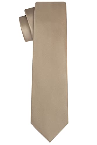 Golden silk tie for special occasions