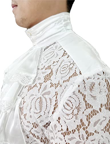 Men's Gothic Renaissance Shirt, White