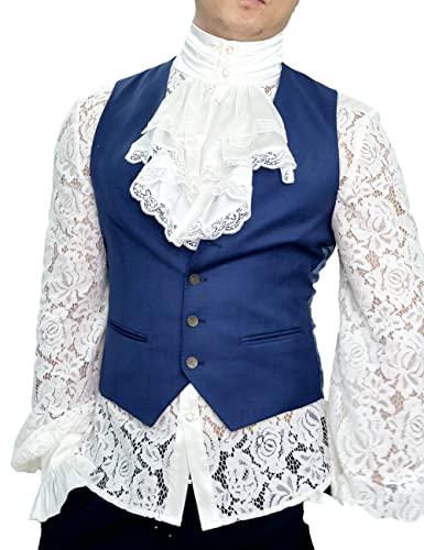 Men's Gothic Renaissance Shirt, White