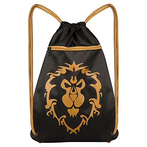 World of Warcraft Alliance Loot Bag, Drawstring Backpack