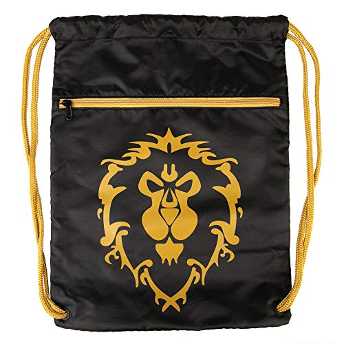 World of Warcraft Alliance Loot Bag, Drawstring Backpack
