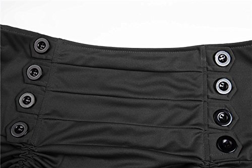 Steampunk Victorian High Low Dress