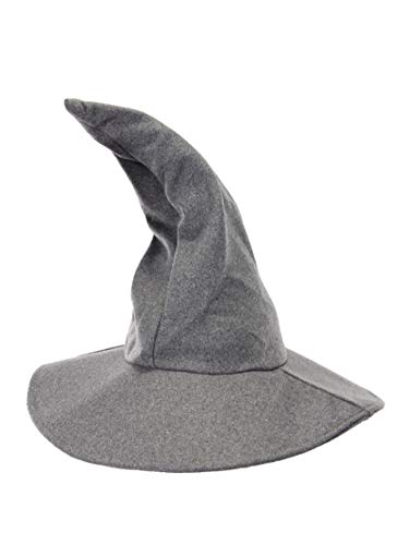 Gandalf Costume Hat for Adults and Teens Gray