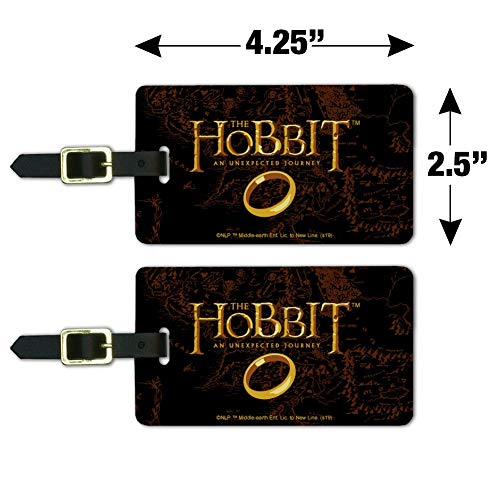 The Hobbit Logo Luggage Tags - Set of 2