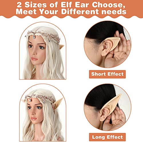 Elf Cosplay Set with Wig, Crown & Ears