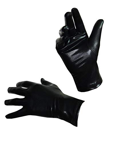 Shiny Metallic Spandex Gloves