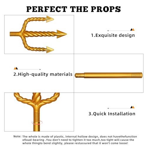 Trident Costume Prop for Ariel