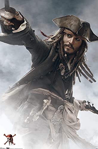 Disney Pirates of the Caribbean Jack Sparrow Wall Poster