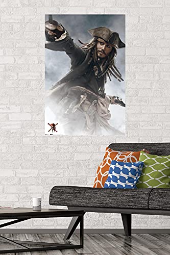 Disney Pirates of the Caribbean Jack Sparrow Wall Poster
