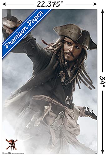Disney Pirates of the Caribbean Jack Sparrow Wall Poster
