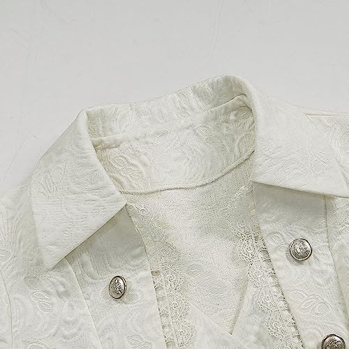 Steampunk Lace-Trimmed Jacket for Women, Victorian Style