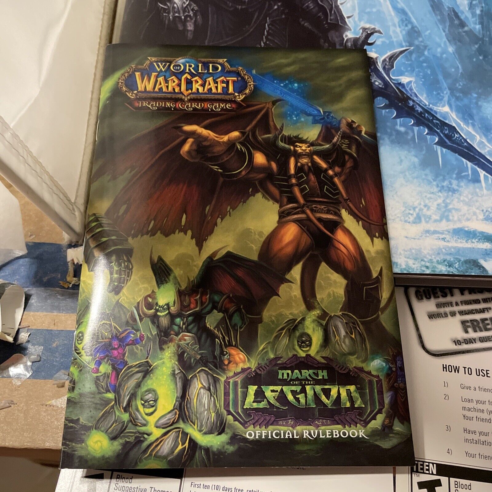 WoW Collector's Wrath of Lich King with Cards & DVD