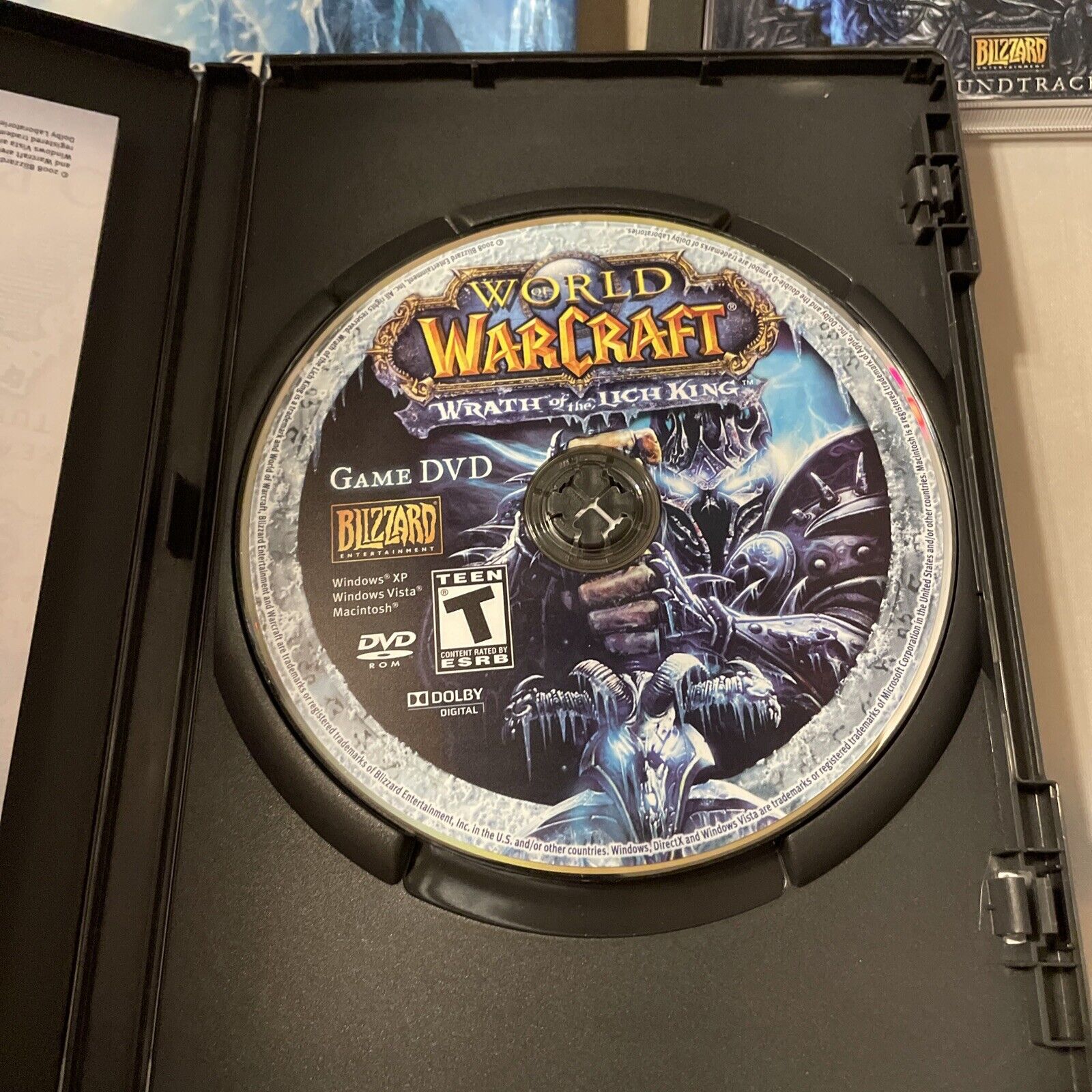 WoW Collector's Wrath of Lich King with Cards & DVD