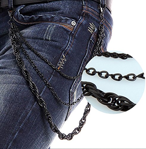 Gothic Rock Hip Hop Wallet Chain Keychain