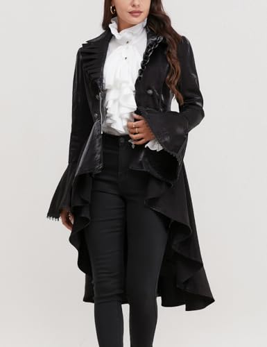 Steampunk Gothic Vintage Women's Tailcoat Jacket Medieval Coat