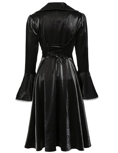 Steampunk Gothic Vintage Women's Tailcoat Jacket Medieval Coat