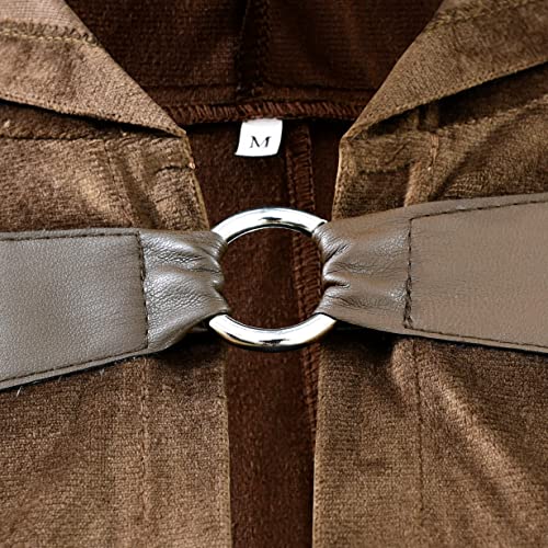 Medieval Renaissance Hooded Cape for Women and Men