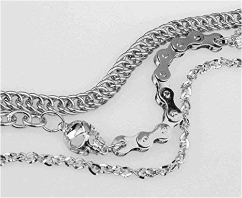 Skull Chain Wallet & Punk Trousers Pocket Belt