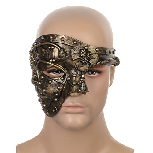 Steampunk Phantom of the Opera Masquerade Mask Men Women