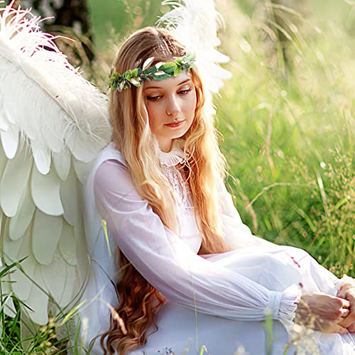 MOSTORY Handmade Forest Elf Leaf Crown for Renaissance