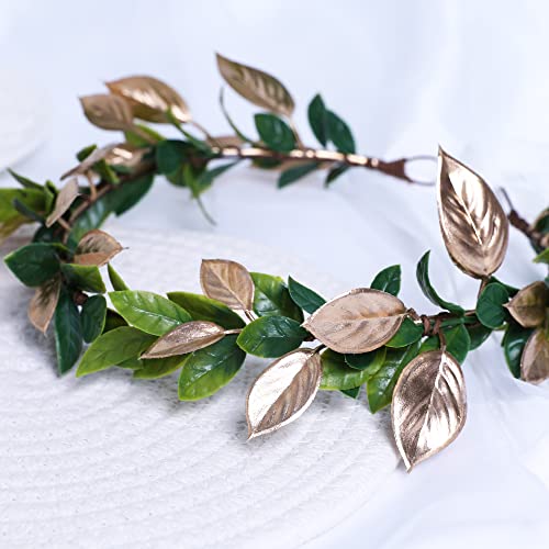 MOSTORY Handmade Forest Elf Leaf Crown for Renaissance
